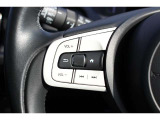 ハンドル左部分でオーディオ操作が可能。そのため、運転中でも目線をずらさずに安全運転♪また、メーターの表示切替もダイヤル式でお好みに合わせられます。