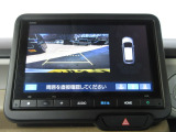バックカメラの画像です。ガイドラインがスムースな車庫入れをサポートいたします!車庫入れの安心感がアップしますね☆