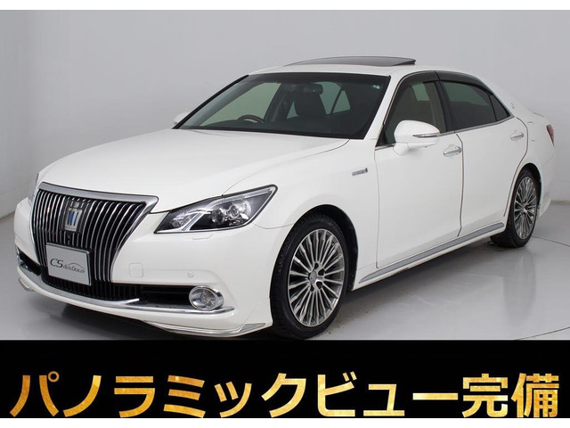 クラウンマジェスタ 3.5 Fバージョン 1オナ SR OP18AW 黒革 360禁煙