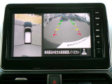 アラウンドビューモニター!空から見下ろしているかのような映像を映し出します。駐車時には安心ですよね♪