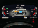 視認性の良いメーターパネルデザインです。ディスプレイに各種情報、設定画面が見やすく表示されます。