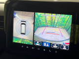 【全方位モニター用カメラ】専用のカメラにより、上から見下ろしたような視点で360度クルマの周囲を確認することができます☆死角部分も確認しやすく、狭い場所での切り返しや駐車もスムーズに行えます。