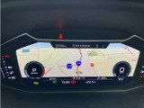 バーチャルコックピットはメーター部分で地図などを見ることも可能です