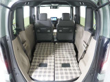 ◆リアシートを使用しない時はこの通り更に広々ラゲッジスペースの出来上がりです、たくさんの荷物が積み込み可能です!