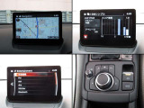 ナビやオーディオ、ご自身の運転記録やメンテナンスログを表示する「マツダコネクト」を搭載。人間工学に基づき、自然な位置に搭載されております。もちろんBluetooth等のオーディオにも対応しております。