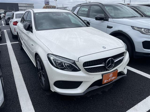 Cクラス AMG C43 4マチック 4WD 禁煙車 黒革シート 純正ナビ フルセグTV