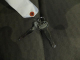 鍵は予備と合わせて2本あります。
