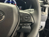 前方の車との車間を設定し、スピードを上げたり緩めたりを自動で行ってくれる追尾式の「レーダークルーズ」。上級装備の一つです!高級車にしかつかない嬉しい機能です。