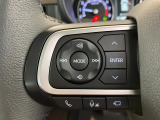 ナビやオーディオなどの操作が手元でできるステアリングスイッチ☆視線を外さず操作できて便利です!