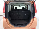 広々としたラゲージスペースを備えています。大きなものや長さのある荷物もしっかりと積み込めます。