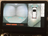 パノラミックビューモニター(全周囲モニター)です☆おクルマを空から見たように表示します。