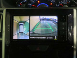 パノラミックビューモニター搭載。カメラで車両周囲の状況を映し出すため、狭い場所での駐車などに役立ちます。