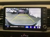 バックモニター付きで、車庫入れやバック時の後方確認をサポート。