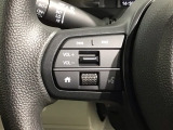 ステアリングにオーディオ操作スイッチが付いています。オーディオ画面に直接タッチしなくても操作が出来ますので、運転に集中できます。