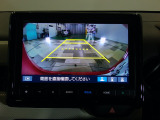 バックカメラの画像です。ガイドラインがスムースな車庫入れをサポートいたします!車庫入れの安心感がアップしますね☆