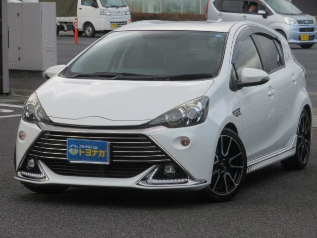 アクア 1.5 G G's 1オーナー 純正ナビ ETC 専用シート