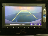 バックでの車庫入れも安心です! リアカメラが付いているバックモニター付のナビを装備しております。操作線もついており距離感も画面から確認できます。