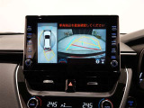 バックガイドモニターで、後方を確認しながら安心して駐車することができます。パノラマビューも有り運転初心者も熟練者も必須の機能ですよ!