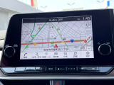 Nissan connect ナビゲーションシステム(9インチワイドディスプレイ、ハンズフリーフォン、Bluetooth対応、Apple CarPlay・AndroidAuto連携機能、iPod対応)NissanConnectサービスには別途申込が必要です。