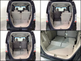 リアシートを倒してしまえばフラットにすることが出来ます☆背もたれを倒すだけの簡単シートアレンジで簡単に広々としたラゲッジスペースに早変わり☆普段使いにもお出かけにも大活躍です☆