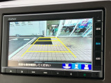 バックカメラ♪運転席から死角となりやすい部分も見えやすく車庫入れの苦手な方にも楽に駐車できます☆