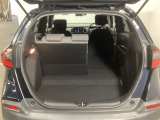 シートを倒せばラゲッジスペースも広々。BBQやゴルフなど様々な用途で活躍します。アクティブに動かれるお客様には強い味方です!