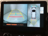 パノラミックビューモニター(全周囲モニター)です☆おクルマを空から見たように表示します。