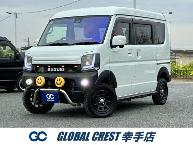 エブリイワゴン PZターボスペシャル ハイルーフ 4WD 1年保証 修復無 衝突軽減 リフト...