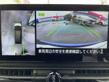 上空から見下ろしているかのように駐車できるアラウンドビューモニター