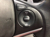 クルーズコントロールを装備しています。高速道路などで一定の速度で走ってくれるので運転が楽ですよ!速度を設定できますので、スピードの出しすぎにも注意できます。
