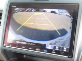 バックをするとき自動でリアの様子が映る『リアカメラ』付き!ナビ画面で確認しながらバックができますから安心ですね。でも、目視も大切ですよ!安全第一でお願いします!