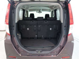 広々としたラゲージスペースを備えています。大きなものや長さのある荷物もしっかりと積み込めます。