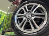 【純正14インチアルミホイール】外観にマッチした純正アルミホイールを装着しております。各種社外アルミホイールや、スタッドレスタイヤも取扱いしております。是非ご相談ください♪