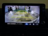 バックカメラの画像です。ガイドラインがスムースな車庫入れをサポートいたします!車庫入れの安心感がアップしますね☆