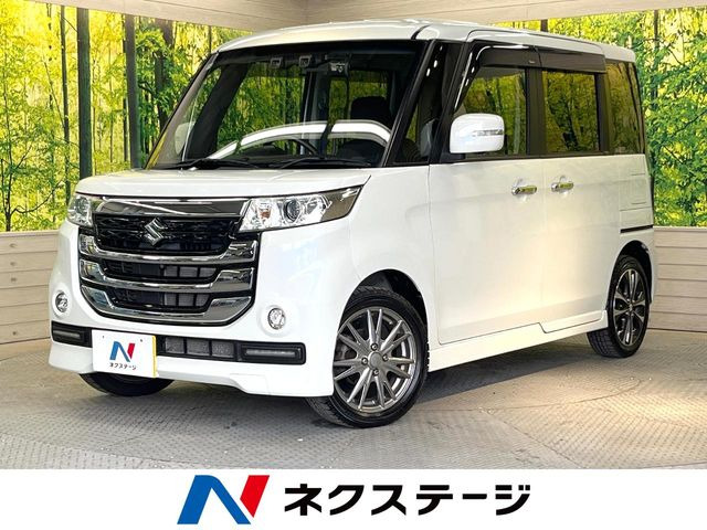 スペーシアカスタム Zターボ デュアルカメラブレーキサポート 4WD 