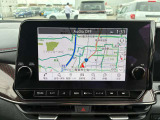 日産純正ナビゲーションです。初めて走る道でも安心して運転が出来ます。