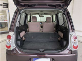 2列目シートを倒すと、大きな荷物の積載も可能です