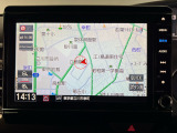 高精細画面で操作がしやすいホンダ純正ナビを装着しています。