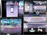 360&deg;ビューと前後側方接近センサー装備で駐車サポート