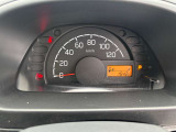 大きくて見やすいスピードメーター。