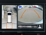 【アラウンドビューモニター】まるでクルマを真上から見下ろしたかのような視点で駐車をサポートします!クルマの斜め後ろや真横など、前後左右の4つのカメラの映像が合成されて、モニターに映し出されます。