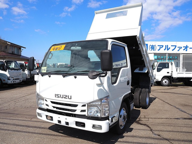 エルフ 3.0 ダンプ フルフラットロー ディーゼル 4WD 