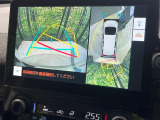 【パノラミックビューモニター】専用のカメラにより、上から見下ろしたような視点で360度クルマの周囲を確認することができます☆死角部分も確認しやすく、狭い場所での切り返しや駐車もスムーズに行えます。
