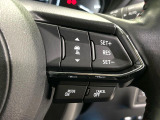 【マツダ・レーダークルーズコントロール】高速道路での長距離走行が楽に!自動で速度を保つクルーズコントロールが、衝突軽減システムと連携し、前方の車両を感知して車間を保つように速度調節してくれます!!