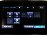 ラジオ、フルセグテレビ、CD再生、DVD再生、SD再生(音楽/動画)、SD録音(別途SDカードが必要です)、Bluetoothオーディオが使用可能です。詳しい仕様については展示店舗までお尋ねください。