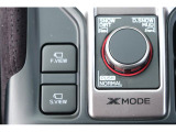 Xモード搭載。路面状況に応じてモードを選択するだけで、4輪の駆動力やブレーキなどを適切にコントロール。悪路からのスムーズな脱出をアシストします。