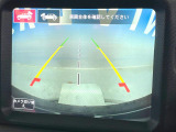 ●ガイドライン付きバックカメラ:不安な駐車もこれで安心!ガイドライン付きなので狭い箇所での駐車もラクラクです!