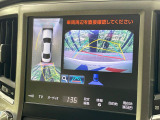 【パノラミックビューモニター】専用のカメラにより、上から見下ろしたような視点で360度クルマの周囲を確認することができます☆死角部分も確認しやすく、狭い場所での切り返しや駐車もスムーズに行えます。