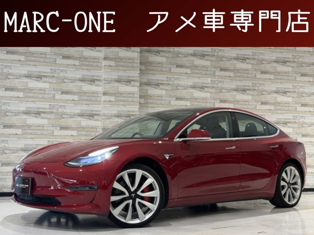 モデル3 パフォーマンス 4WD 正規ディーラー車/オートパイロット/ガラス