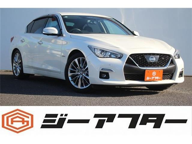 スカイライン 3.5 ハイブリッド GT 禁煙車 純正ツインディスプレイナビ